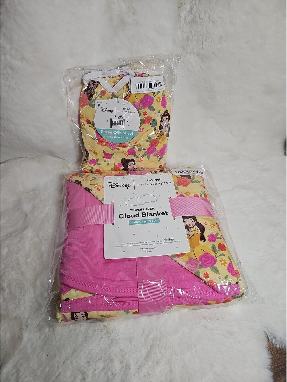 Little sleepies belle crib and cloud bundle